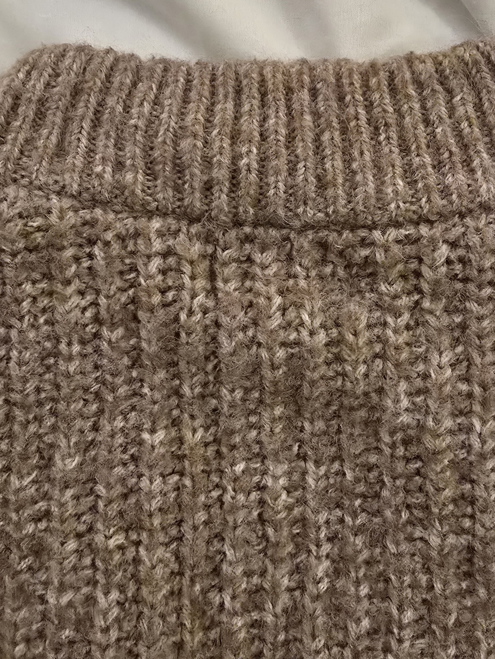 Unbranded Women's Tan Ribbed V-Neck Button Cardigan - Picture 7 of 7